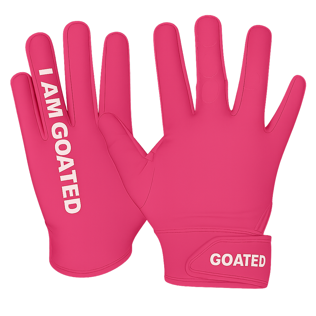 I AM GOATED RECEIVER FOOTBALL GLOVES