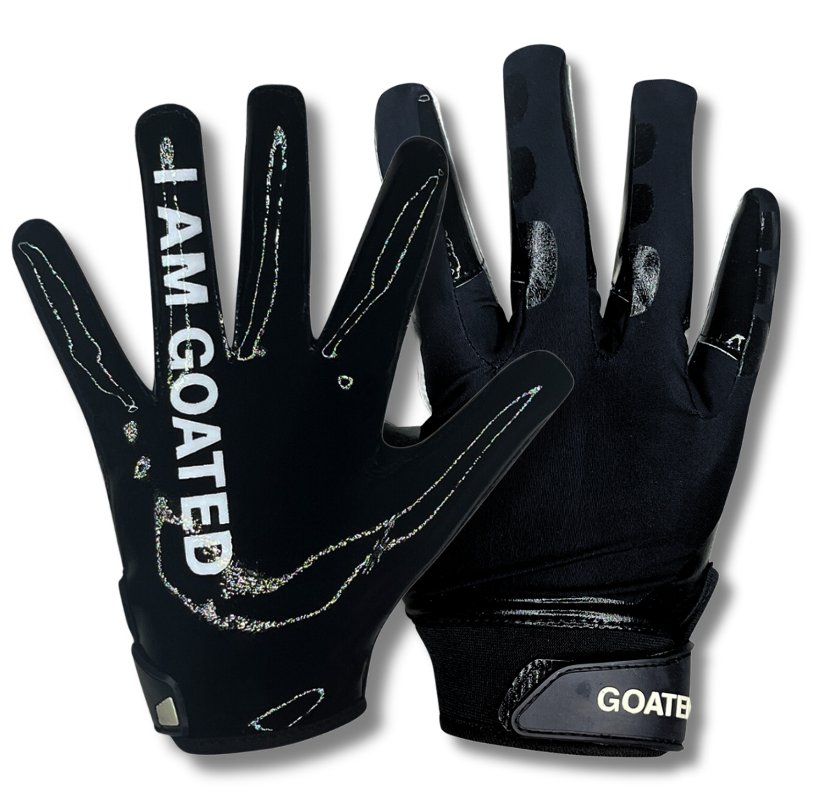 I AM GOATED RECEIVER FOOTBALL GLOVES