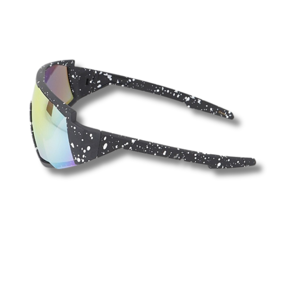 PAINT SPLATTER SHIELD SUNGLASSES