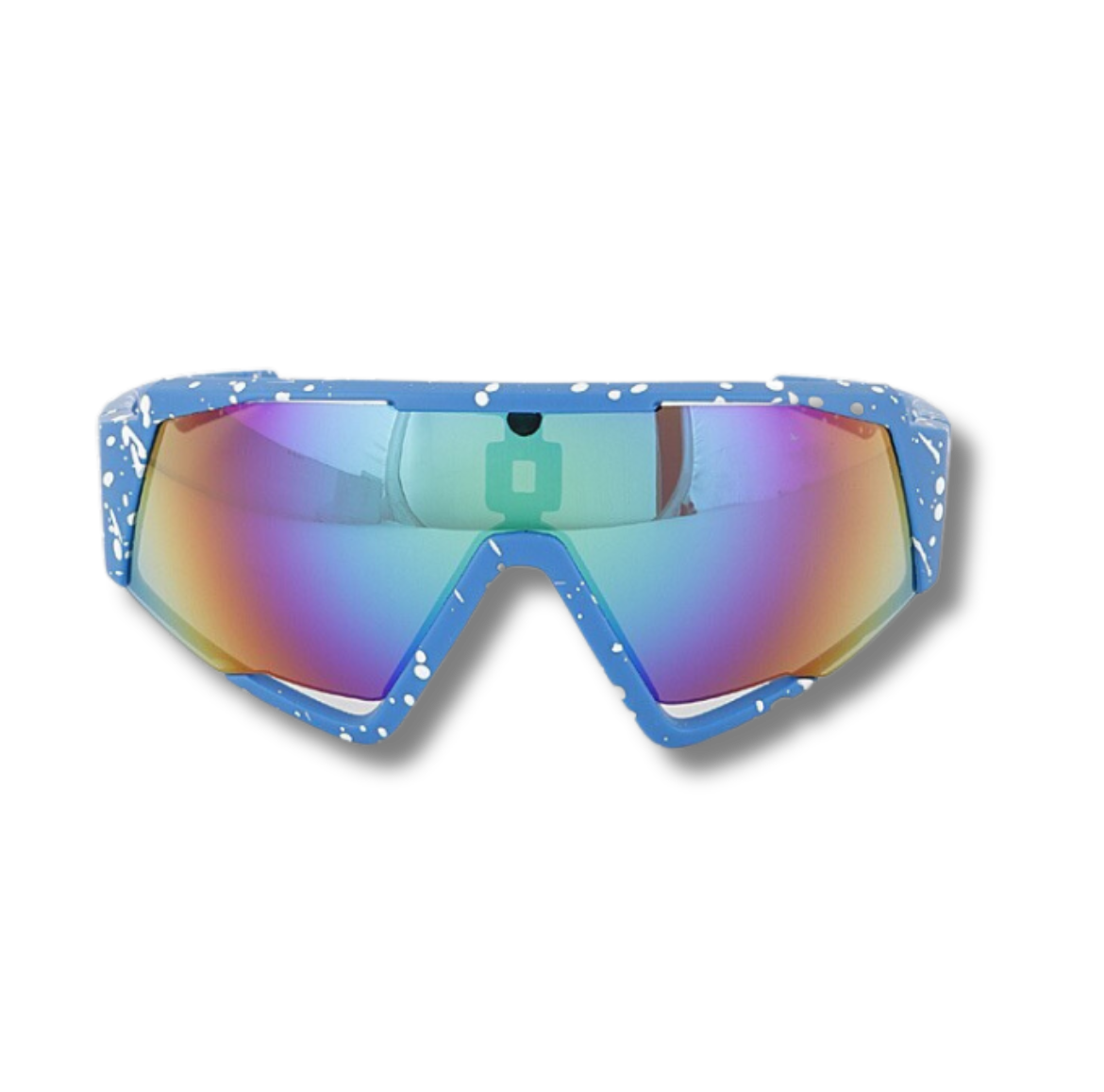 PAINT SPLATTER SHIELD SUNGLASSES