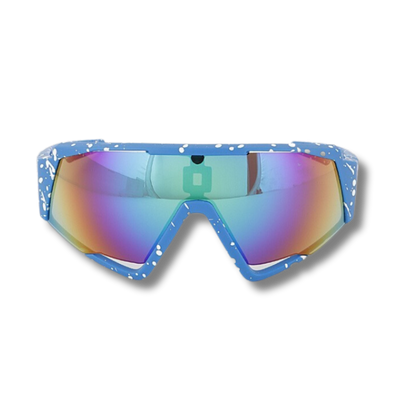 PAINT SPLATTER SHIELD SUNGLASSES