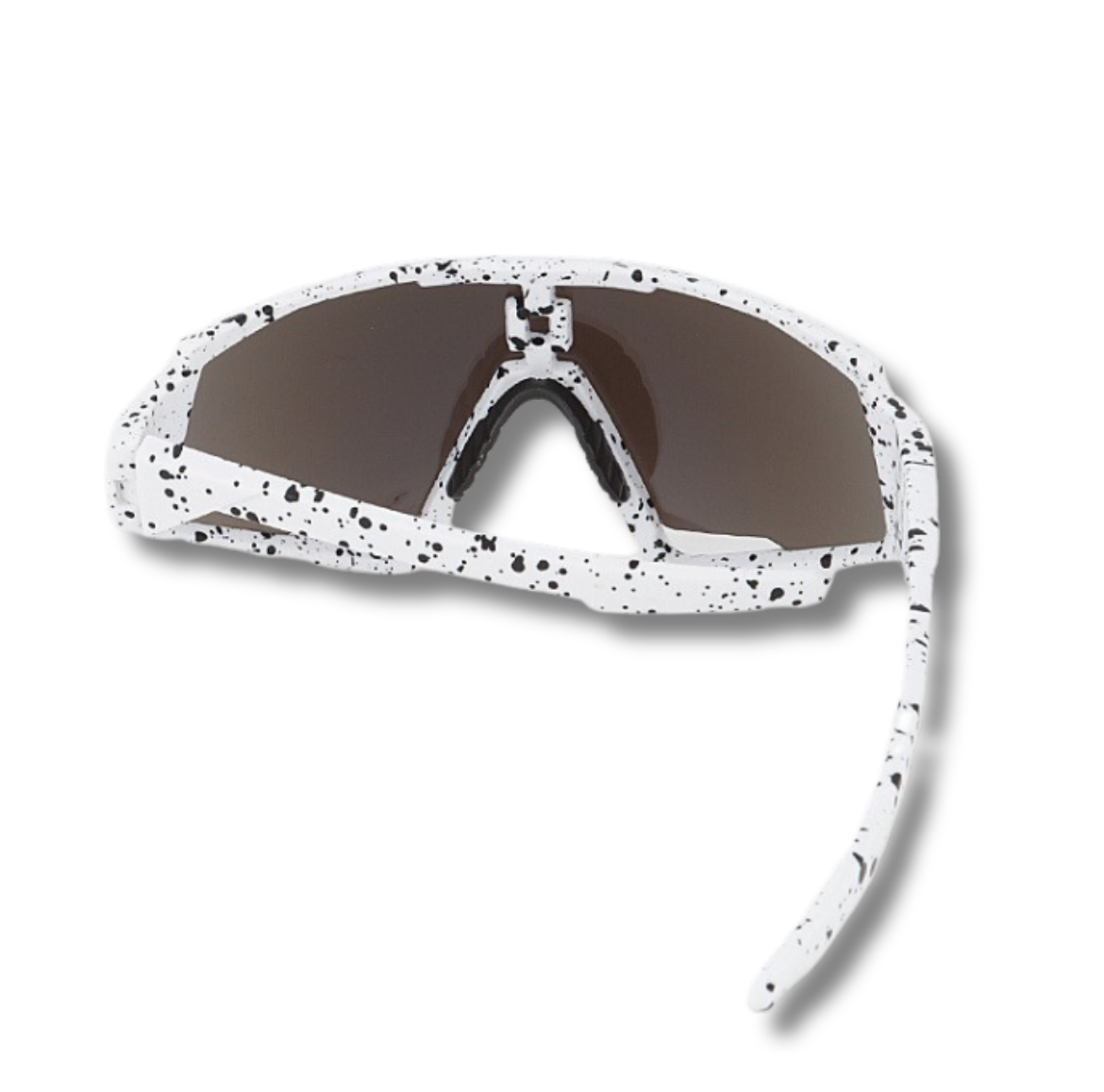 PAINT SPLATTER SHIELD SUNGLASSES