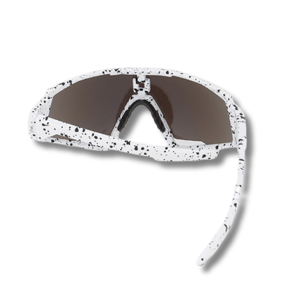 PAINT SPLATTER SHIELD SUNGLASSES