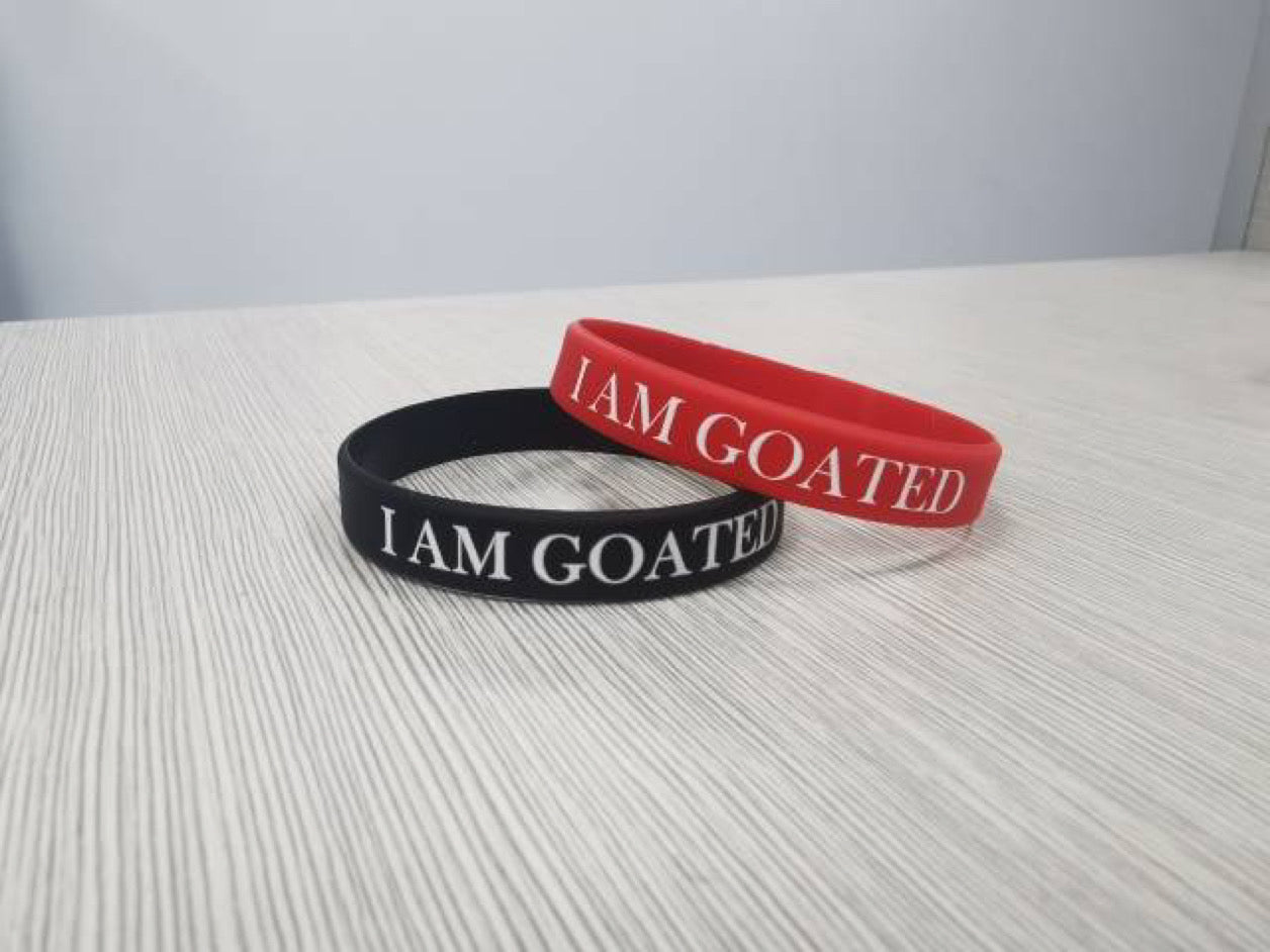 I AM GOATED WRISTBANDS