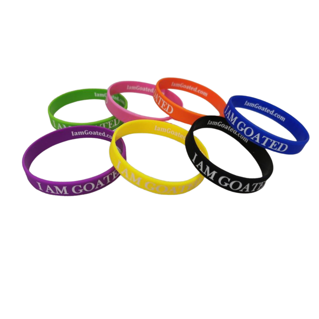 I AM GOATED WRISTBANDS